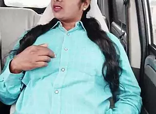 College girl does car sex with telugu dirty talks..
