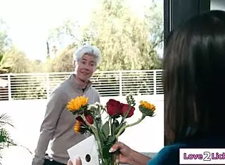 My Near Sighted Stepmom Licking My Pussy