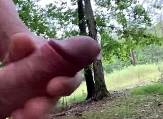 Clitlicker662 update 8 img 0569 from Sep 29 2024 shows outdoor public masturbation with clit licking in forest nature