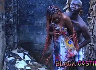 He fucked me hard in his backyard with that huge black cock while his girlfriend waited inside.