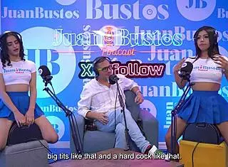 These hot Latin stepsisters are riding the fuck machine together on JuanBustosPodcast! 🔥💦