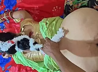 Cute Saree Bhabhi Gets Naughty With Father In Law For Rough Hard Sex On Back In Bedroom