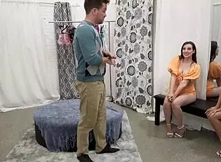 Hey check out Aria Valencia and Aubree Valentine getting flirty with Kyle Mason in this hot threesome deepthroat ride