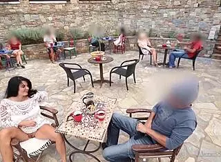 Public Restaurant Fuck in Front of Guests