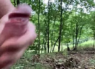 Clitlicker662 update 8 img 0569 from Sep 29 2024 shows outdoor public masturbation with clit licking in forest nature