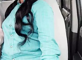 College girl does car sex with telugu dirty talks..