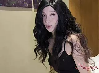 Fucking My Step Mother-In-Law Instead Of My Wife! She Rides Big Cock In Cowgirl With Squirting Creampie And Ball Licking.