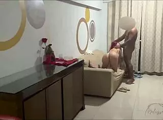 Seduced my father-in-law who fucked me but we got caught in the act at my house