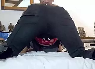 French Slut Feels Clothed Rimming Joy