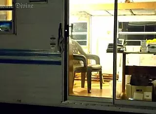 Tresspasser caught hot slut sucks big cock deepthroat pov to escape trouble with interracial gagging and cum.