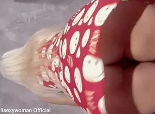 Horny Latina Blonde In Stunning Little 18+ Dress Big Curvy Ass Hot Hairy Pussy