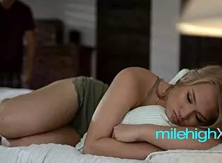 Compassionate Stepbro Gets Teen Through Hard Time with Passionate Cowgirl Riding and Blowjob