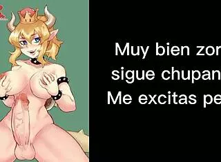 Bowsette joi cei español fucking blowjob cum