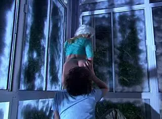 Beautiful feet brunette milf licks cock and rides in cute sex session