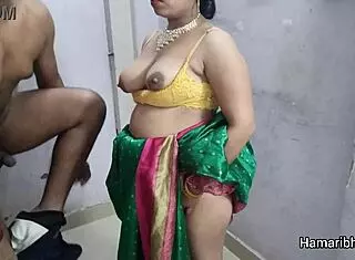 hot indian bhabhi fucks devar with big ass close up in cheating hairy milf anal