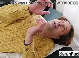 You won't believe this threesome with big boobs tattoos and a massive cock pounding