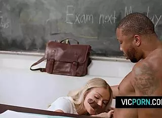 Collage Girl Emma Hix Engages With Black Teacher