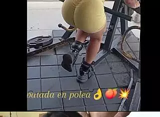 Nicole Medallo Sweats In Gym For Tempting Body To Please Studs