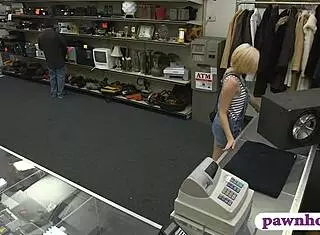 hey, this blondie babe sells her bf's subwoofer speaker and then gets pounded hard in reality scene