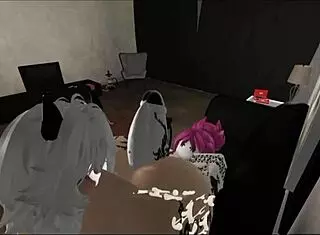 Rainy Day Leads to Calling Slut Friend for Cosplay Fun While Boyfriend Waits