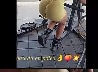 Nicole Medallo Sweats In Gym For Tempting Body To Please Studs