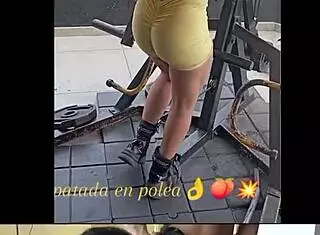 Nicole Medallo Sweats In Gym For Tempting Body To Please Studs