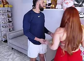 James Angel fucked me hard in front of my stuffed animals with big cock pounding and interracial licking! 😍