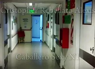 Nurse patient bodybuilder strokes monster cock in hospital solo