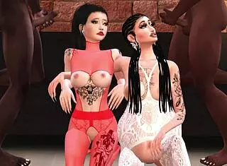 Pregnant Milf Kate Feels Deep Craving Sharing Cocks with Ina and Chunga