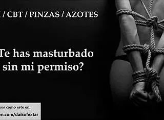 CBT Whips Clamps in Extreme Femdom JOI Bondage Humiliation