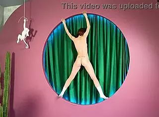 Nude shaved pussy broadcast from wild outdoor erotic shoot?