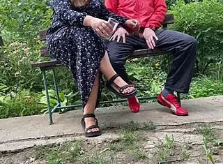 My mother-in-law makes me cum with handjob