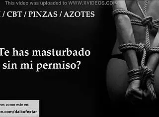 CBT Whips Clamps in Extreme Femdom JOI Bondage Humiliation