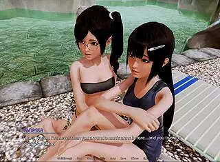 harem hotel episode 234 with steamy group games