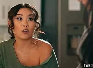 stepuncle boldly fucks petite asian teen 18+ stepdaughter pussy lick