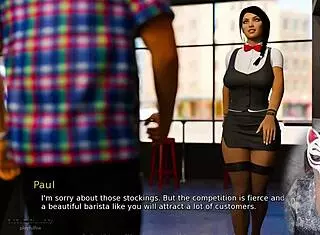 Anna's Skirt Upskirt Tease Bursts Into Big Tits Milf Stocking Sex