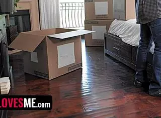 stepsis dildo surprise turns into facial cumshot for virgin 😈💦