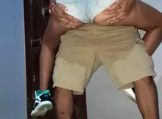 real fuck i eat cuñada's ass she cums hard on my dick quickie