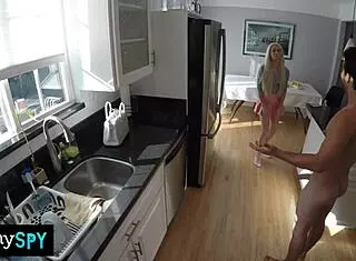 logan's obsessed after spying hot nanny's steamy cam tease