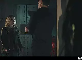 Lesbians Dominate Couple As Sex Slaves Pussy Eating Orgy