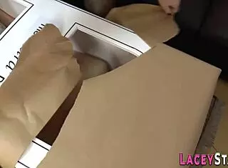 Kinky Granny Gilf Rides Strapon Dick Furiously