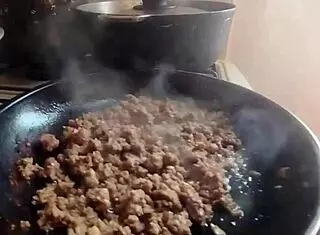 lo que empezó como cena terminó con la enorme verga de mi hermanastro en mi coño