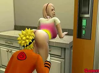 Hinata Begs Sakura Teach Fucking Like Naruto Fucks Her!