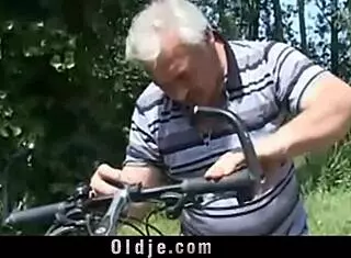 i cant resist this dirty blonde rimming grandpas hairy ass