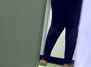 hidden cam catches housekeeper's fat bbw ass shaking in homemade peeping video