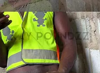 hear this guy moan insanely while jerking huge cock publicly???