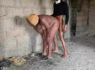 Step-mom drags stepson to abandoned spot begging for his thick cock doggystyle!
