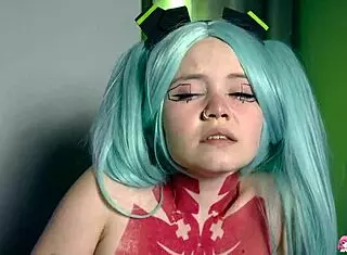 rebecca nikson horny doll fingers wet shaved pussy moaning close-up