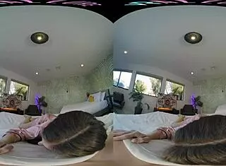 hey sexy brunette, wake up horny in lingerie and let me fuck you pov