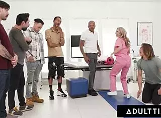 what happens when a sexy nurse gets caught banging her student in class